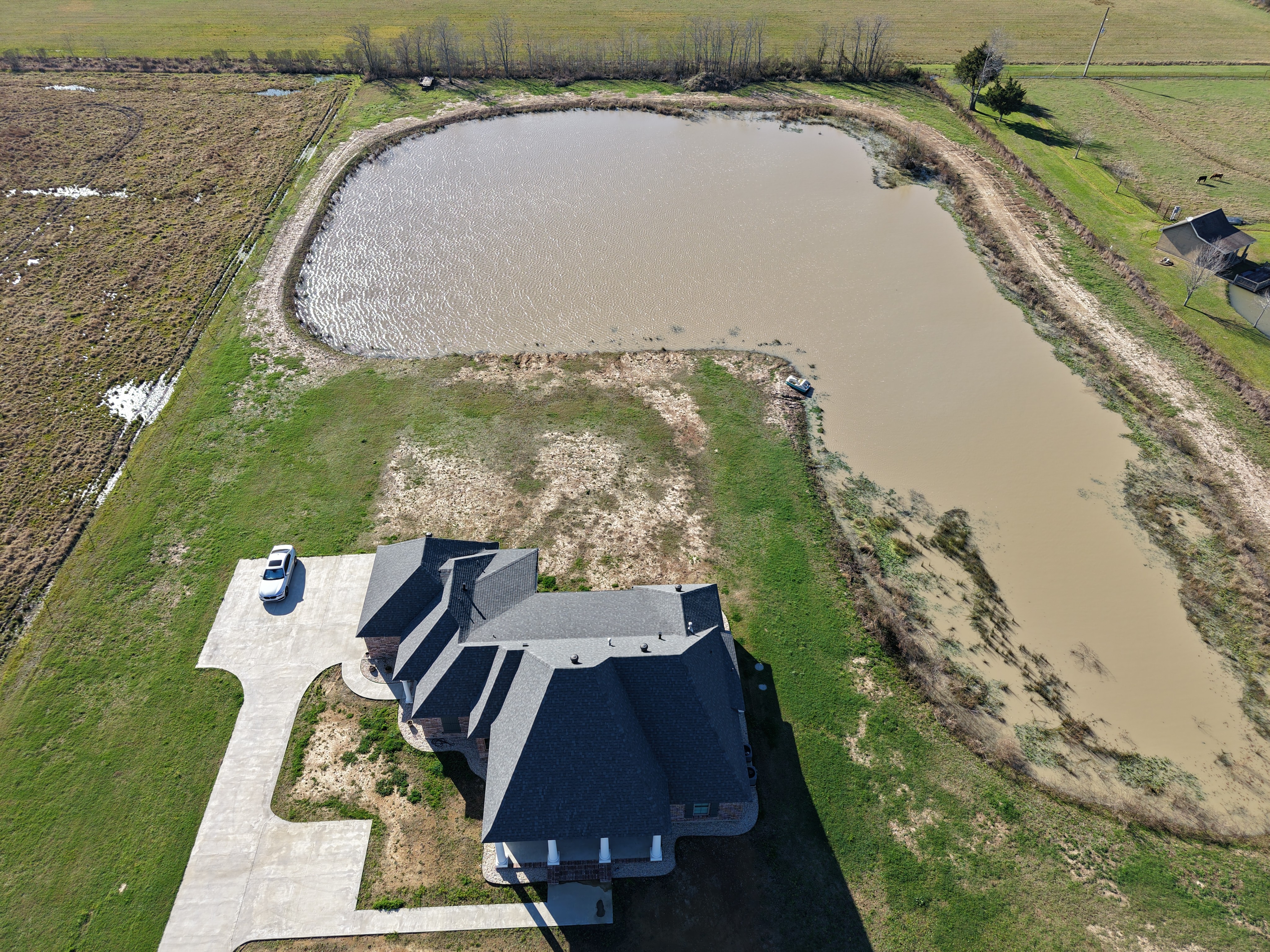 Property Aerial Drone Shot